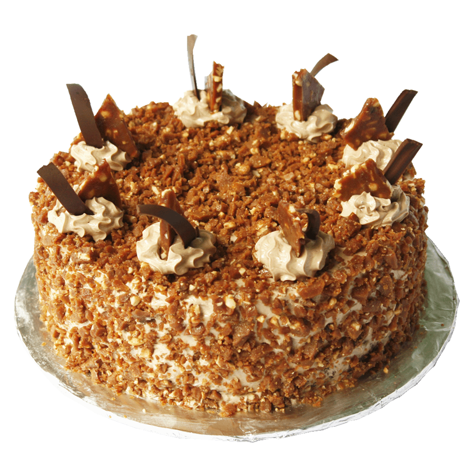 Cashew Toffee 8"